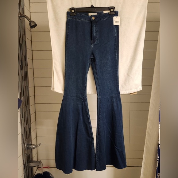 Free People Denim - NWT Free People Just Float On Flare Jeans Rich blue 25